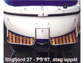 BATSYSTEM Sailboat Double Swim Platform