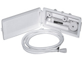 Deck Shower and Water Mixer in 133x260x51 mm Plastic Case