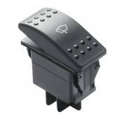 Vetus HDMSW2 Wiper Three Position Rocker Control Switch for Single Wiper Motor