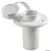 Osculati 11.000.01 - Plastic Base Recess Flat Surface 3 Contacts White